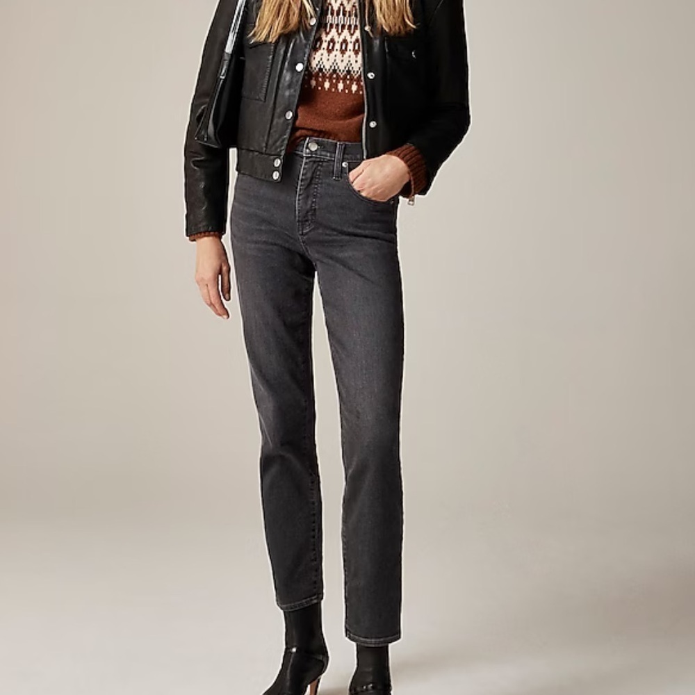 J crew slim jeans Jessie charcoal wash